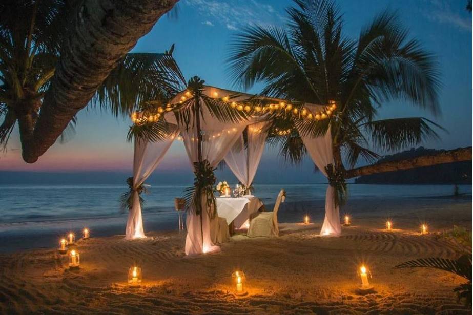 Romantic setting