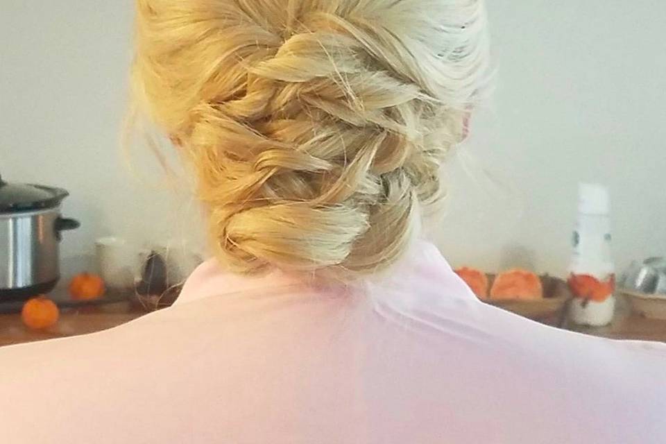 Twisted chignon