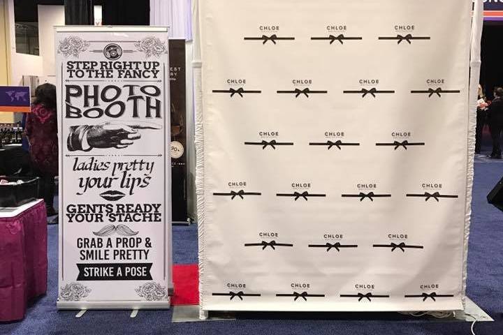 Step & Repeat backdrop