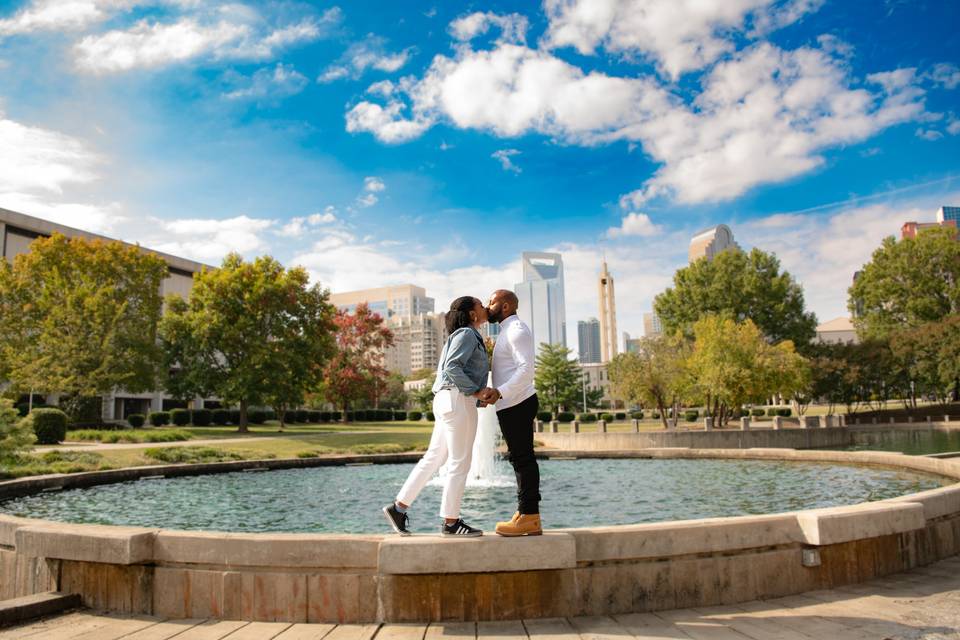 Engagement Photo in Charlotte