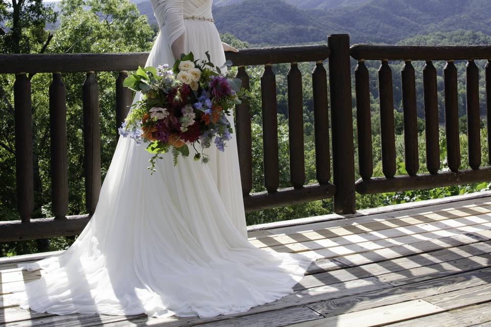 Bride and Mountains