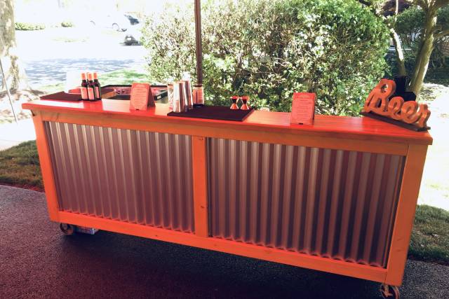 Rustic Wood Bar - 8