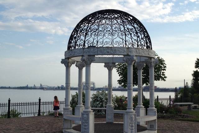 Imagine taking your vows in the gazebo at Duluth's Rose Garden!