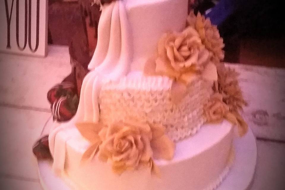 Burlap Roses
