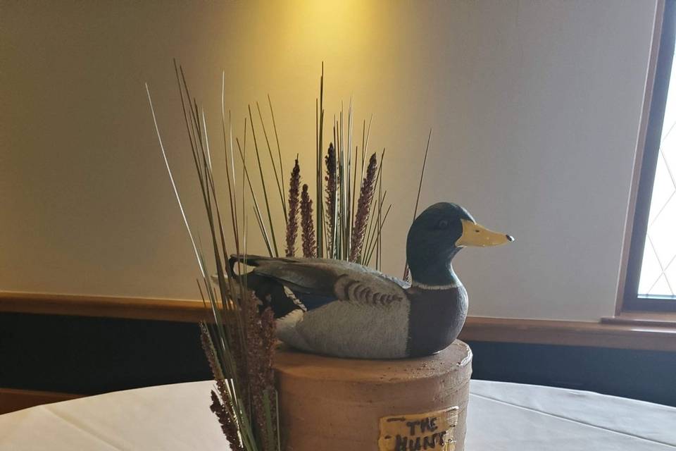 Duck hunter grooms cake