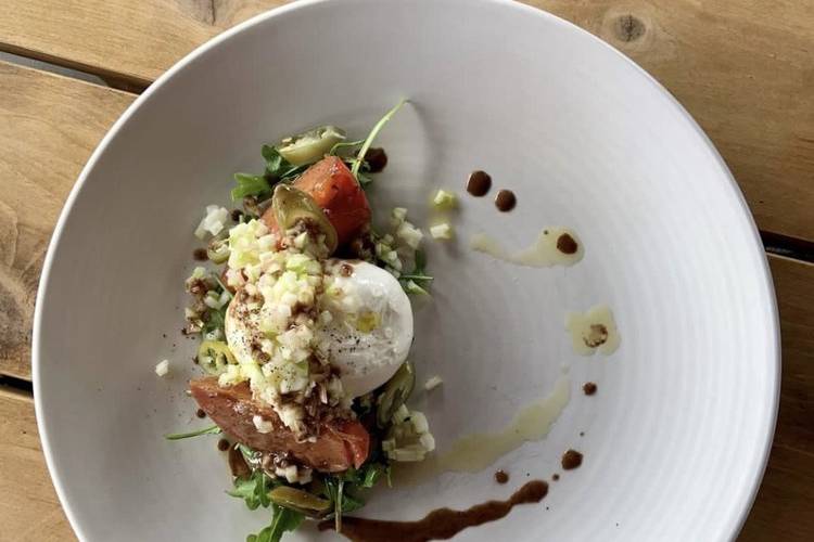 Burrata and Tomatoes