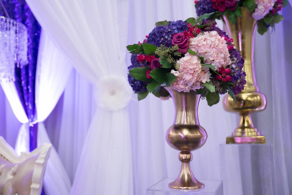 A tall centerpiece