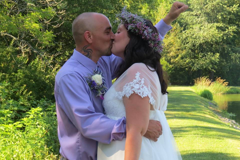 Couple kissing