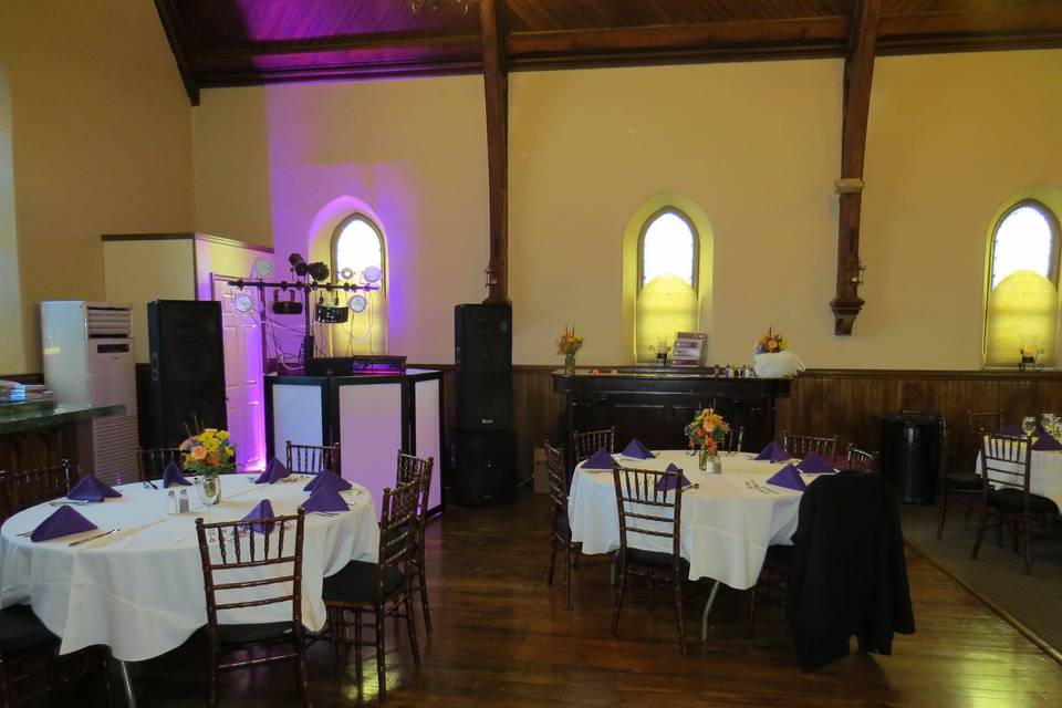 Reception area
