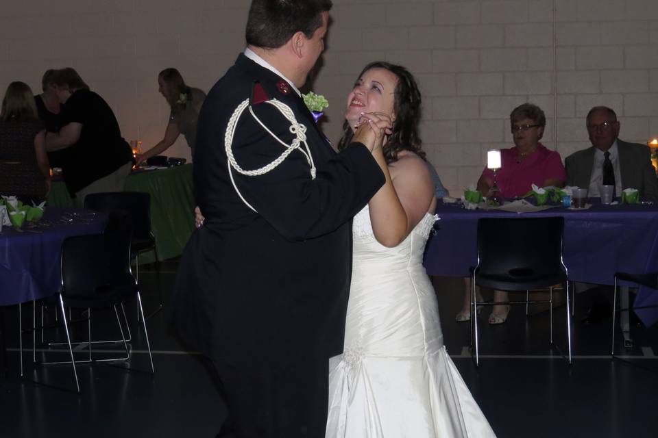 Couple dancing