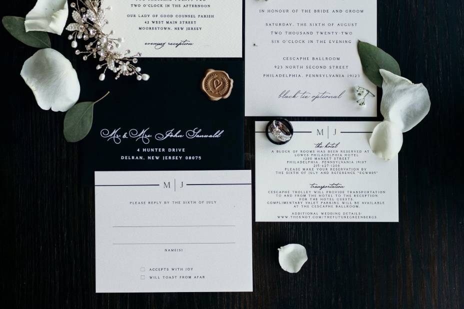 M&J | Invitation Suite