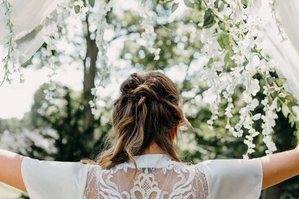 Back lace detail