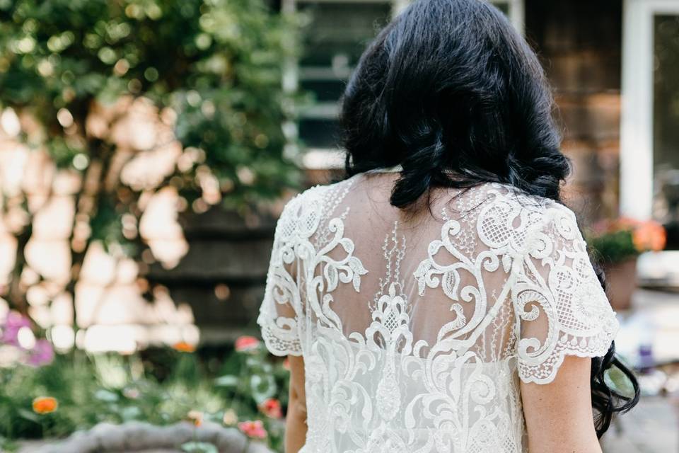 Lace detail