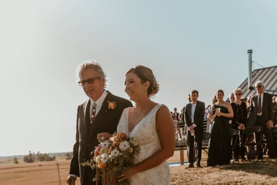 Walk down the aisle