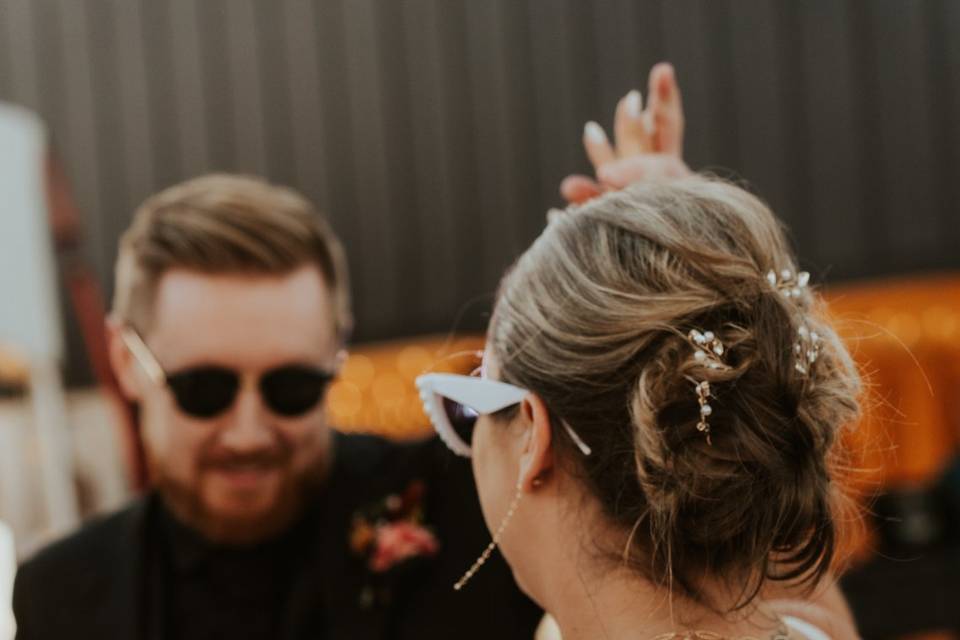 Bride and groom