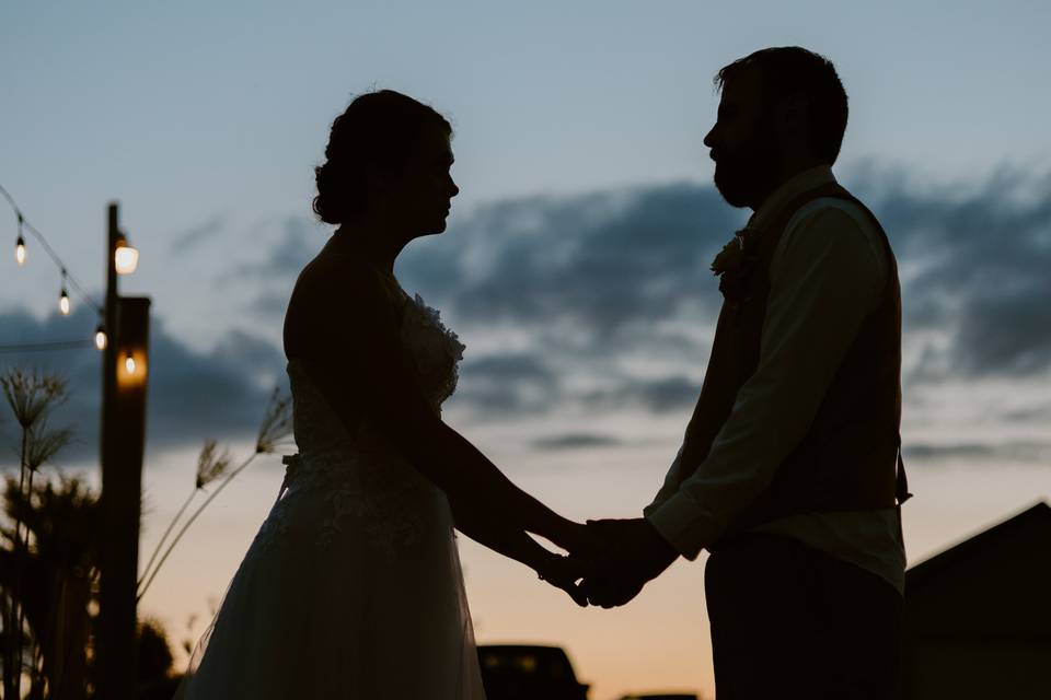 Bride and groom