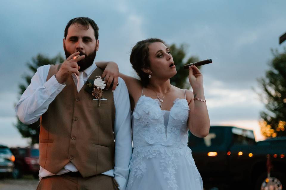 Celebratory smoke sesh