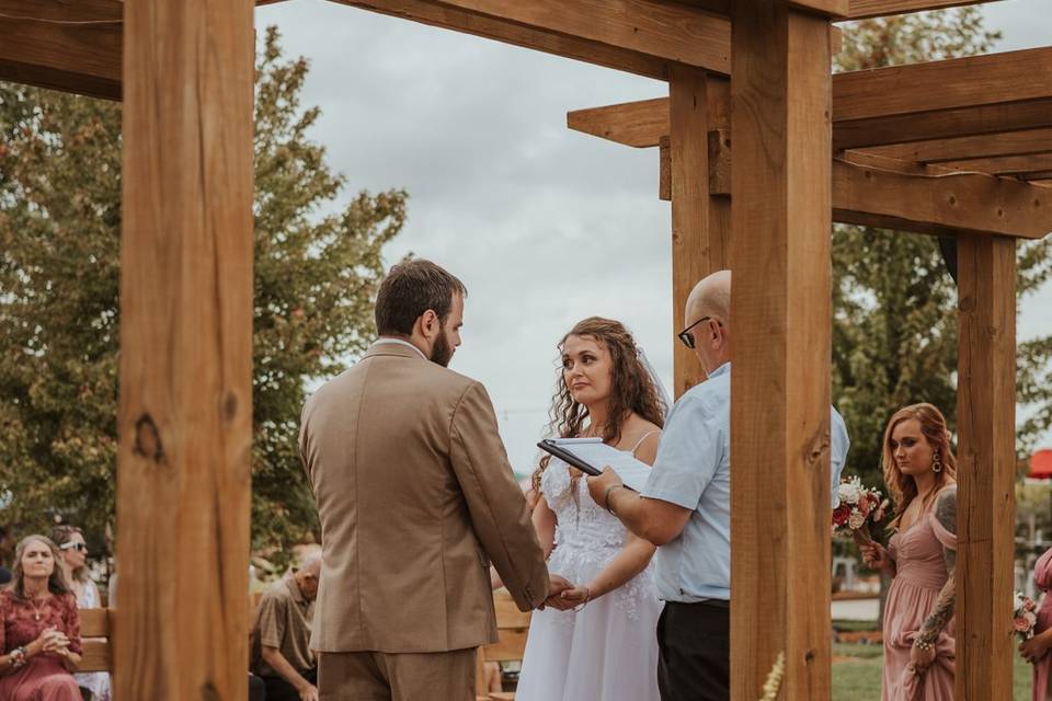 Bride and groom
