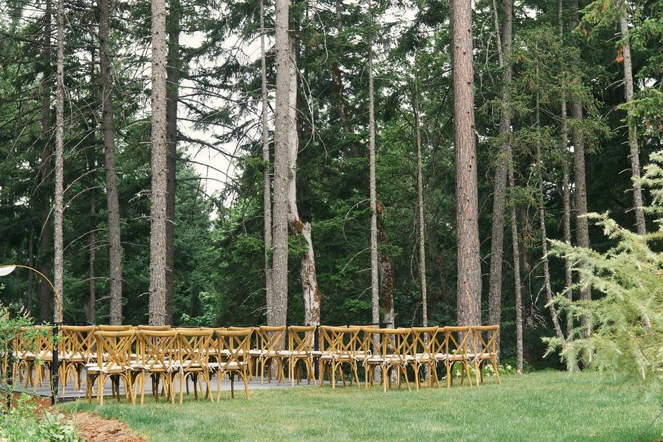 Tree deck ceremony set