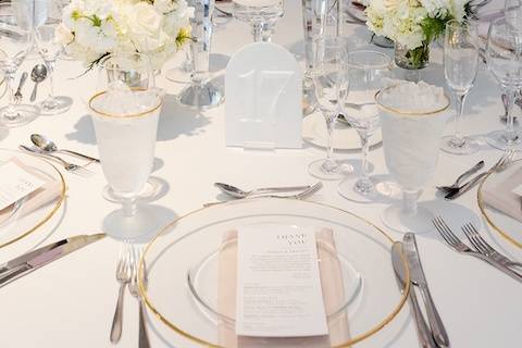 G + E reception table