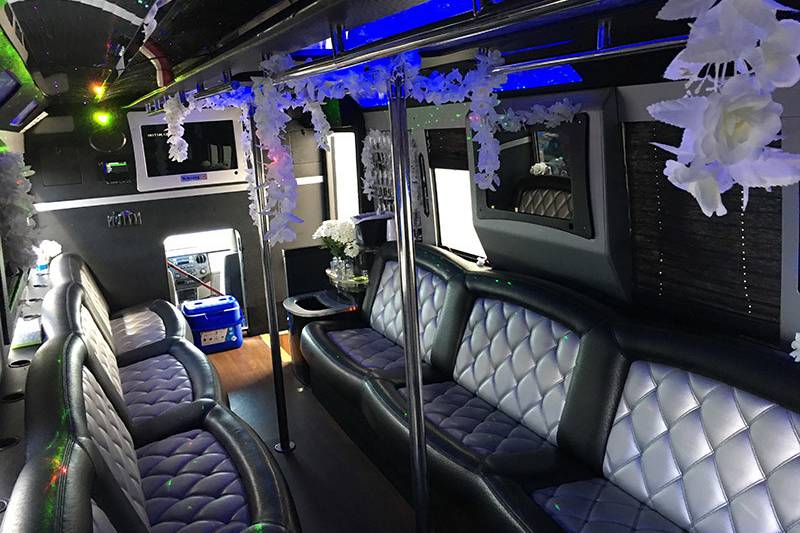 5 Star Limo Party Bus Chicago Trolley