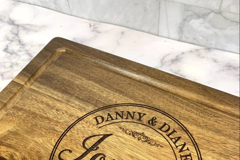 Last Name Cutting Board