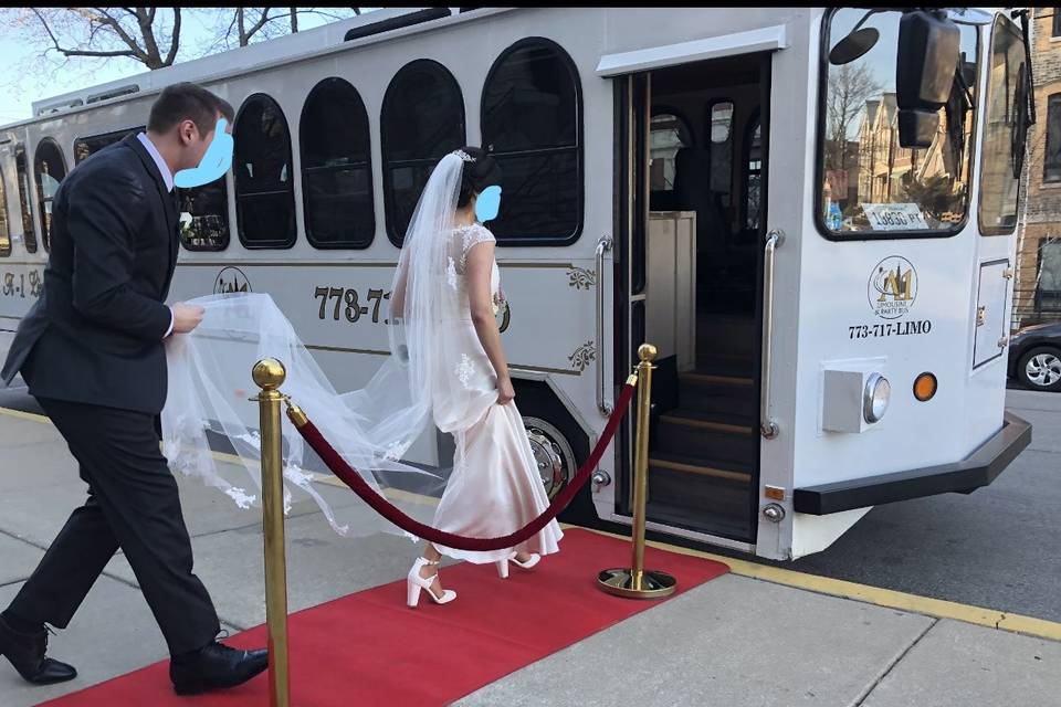 Trolley Red Carpet