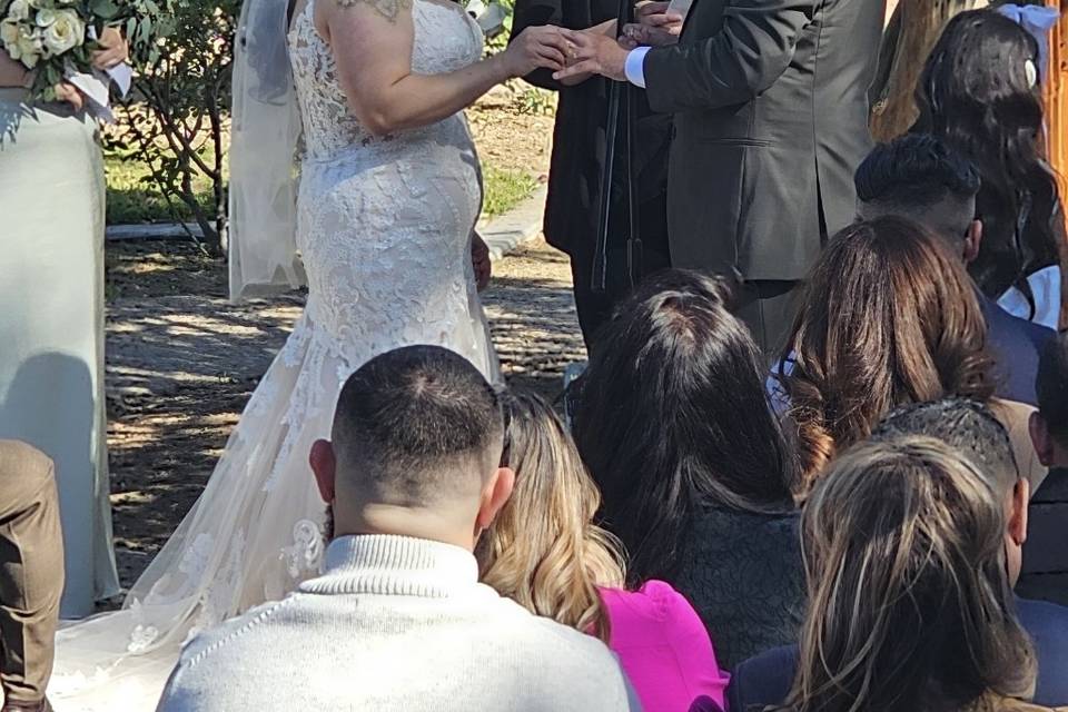 Garden ceremony