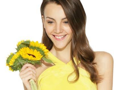 Yellow flowers, sunflower, bridal party