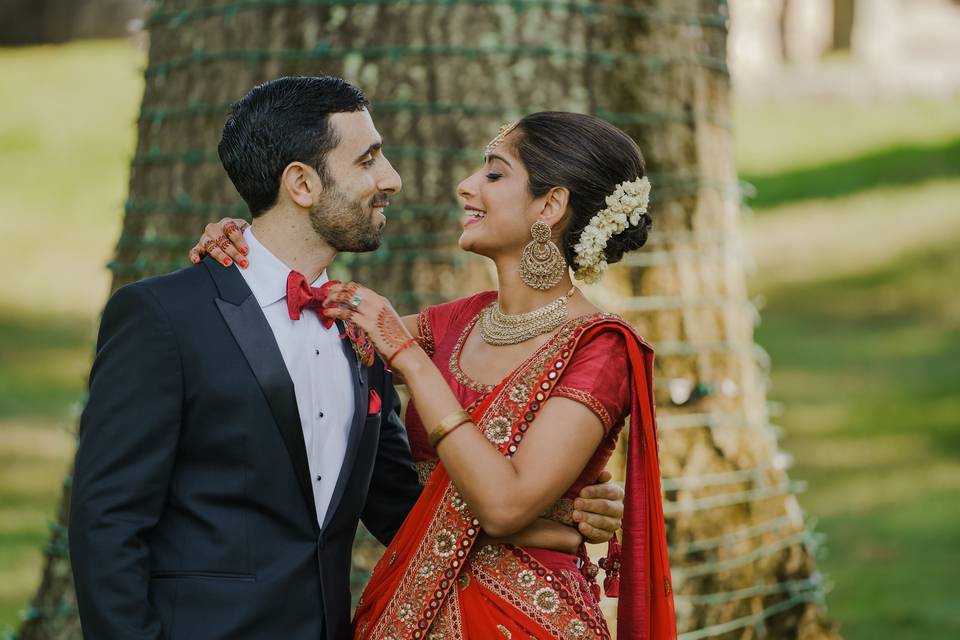 Traditional Indian wedding with a touch of Hebrew Custom