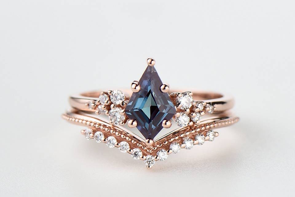 Vintage Alexandrite Engagement