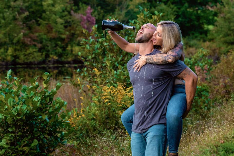 Fun engagement session
