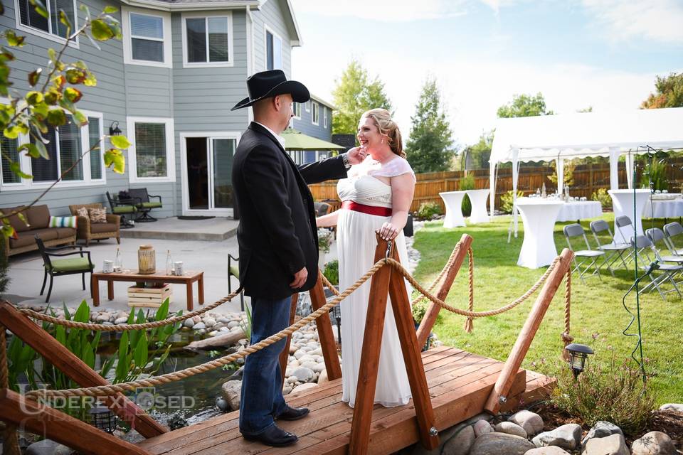 Backyard wedding