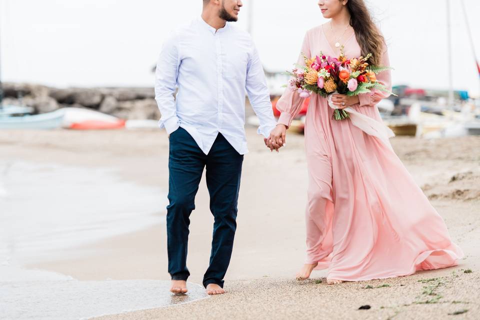 Stroll along the beach