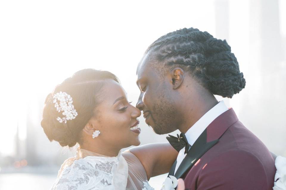 Burgundy wedding blazer