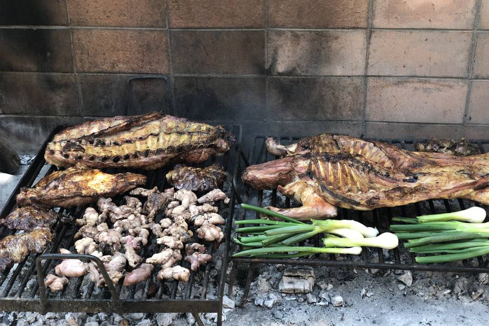 Cabrito a la parrilla