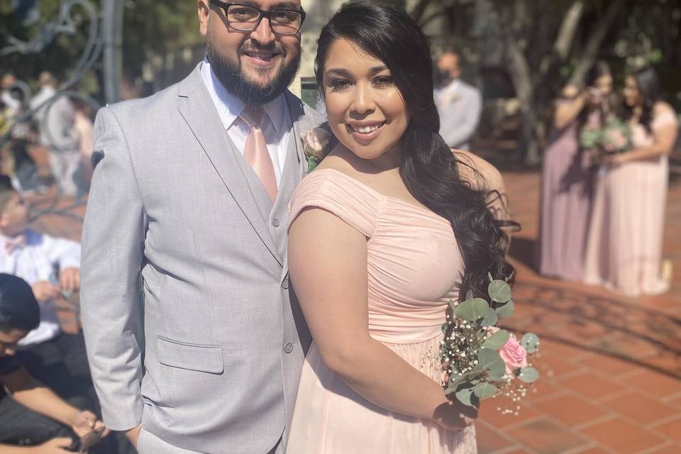 Bridesmaid beauty