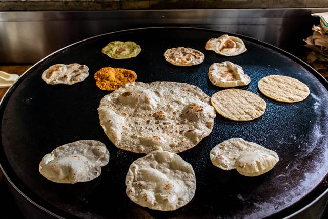 Fresh Pressed Tortillas