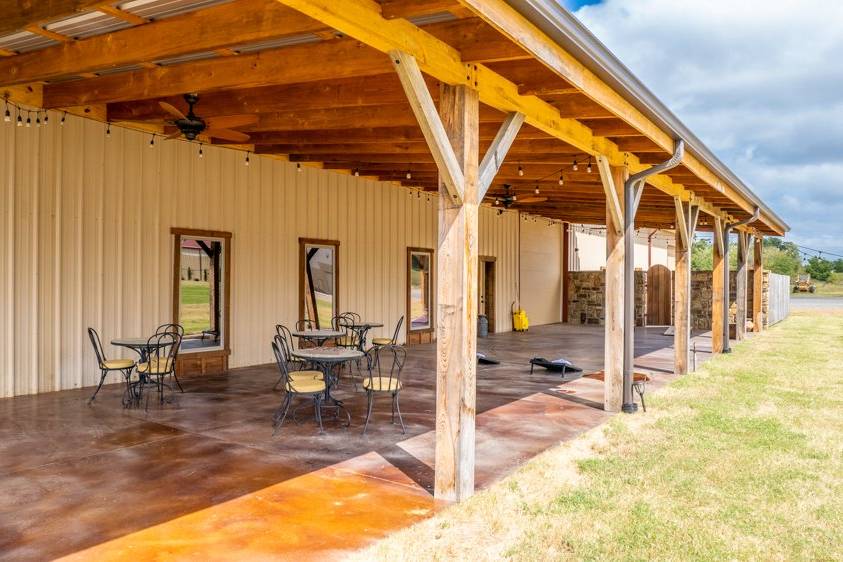 Covered patio