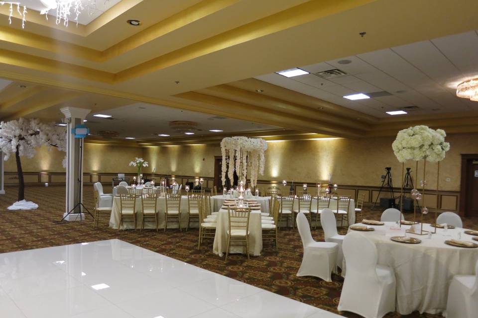 View from the dance floor