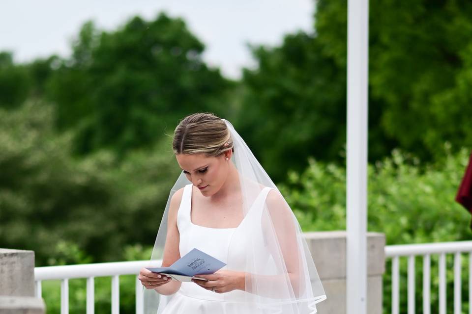 Letter Reading from Groom