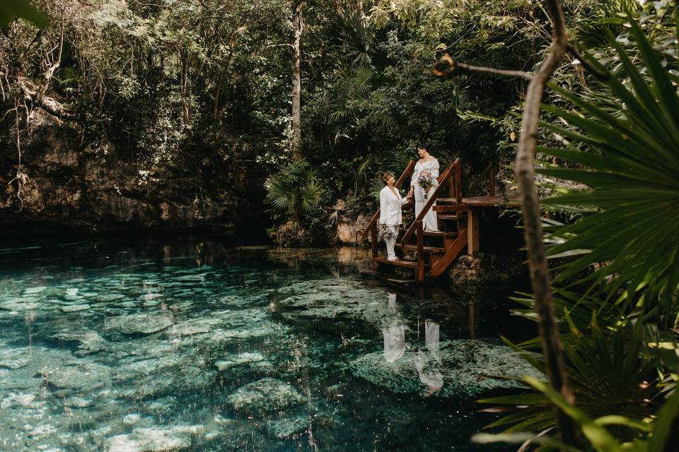 Cenote wedding