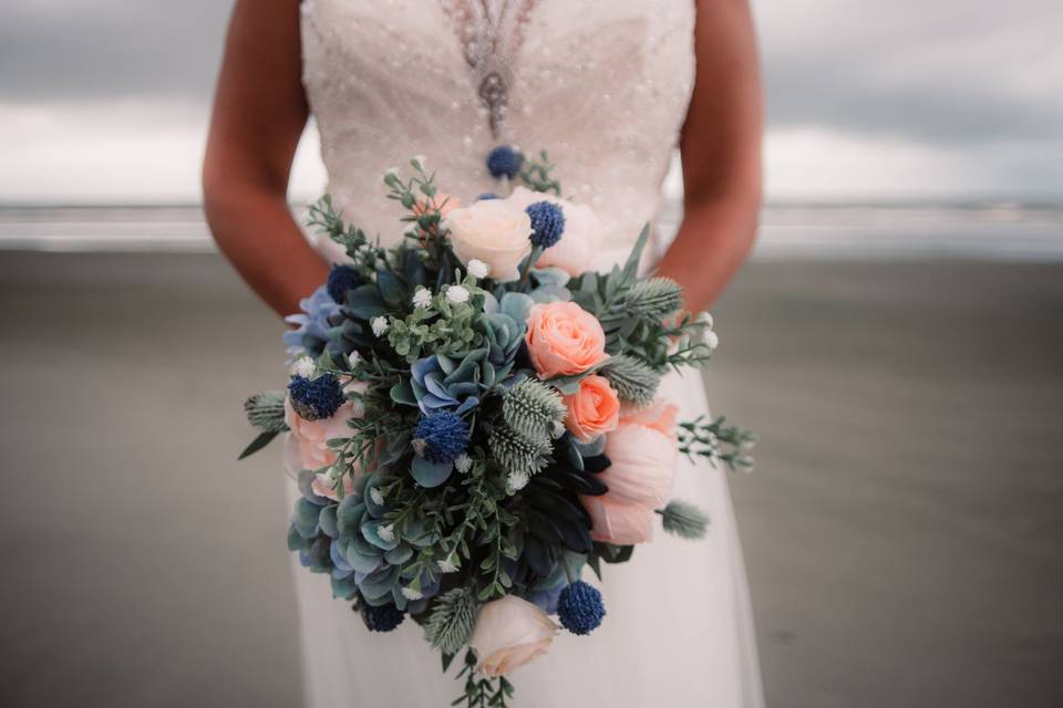 A bridal bouquet