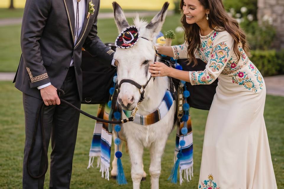Fiesta wedding Beer Burro