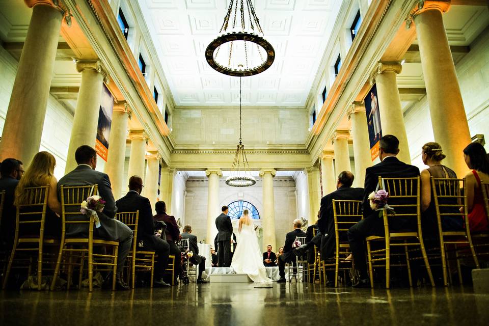 Indoor ceremony