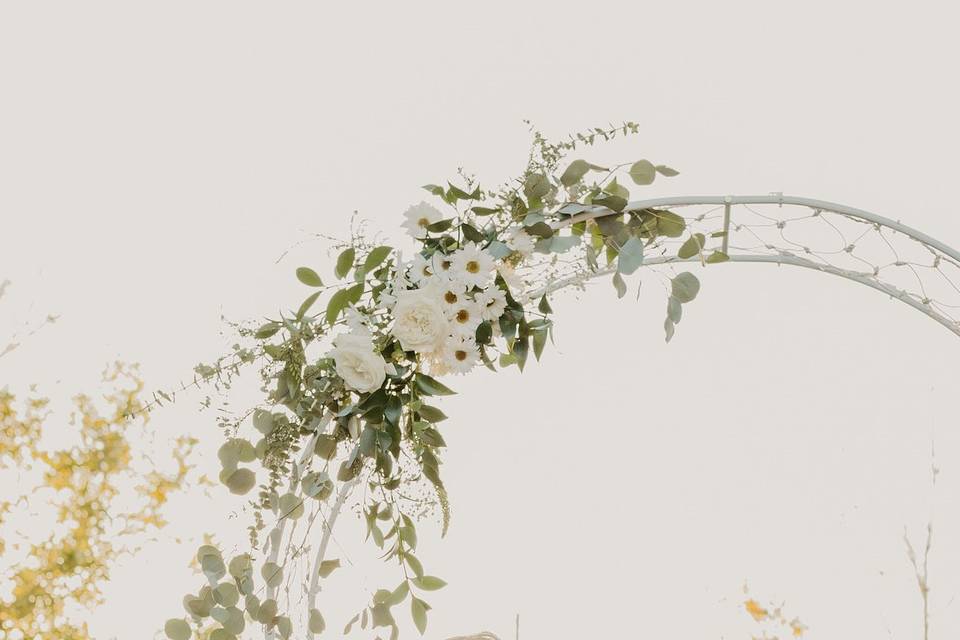 Light and Airy Wedding Arch