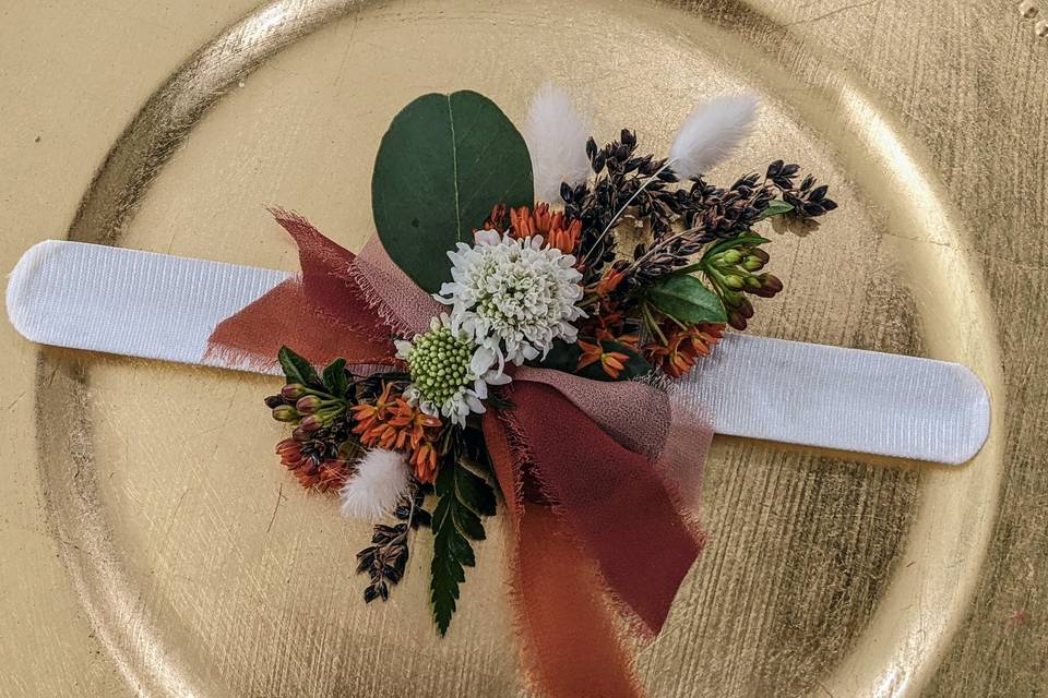 Gorgeous Terracotta Corsage