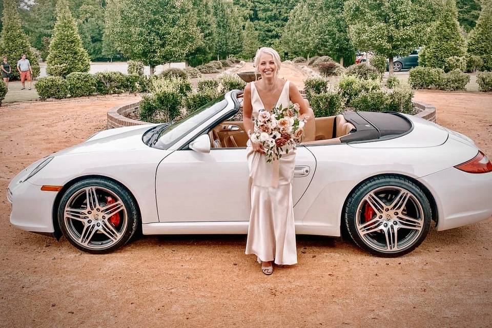 Wedding Car | White Porsche