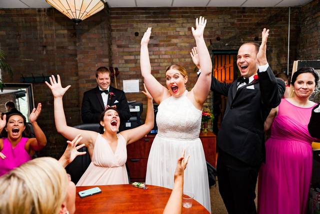 Bride wins the game