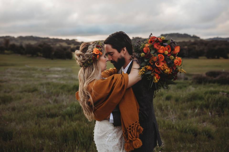 Fall wedding colors